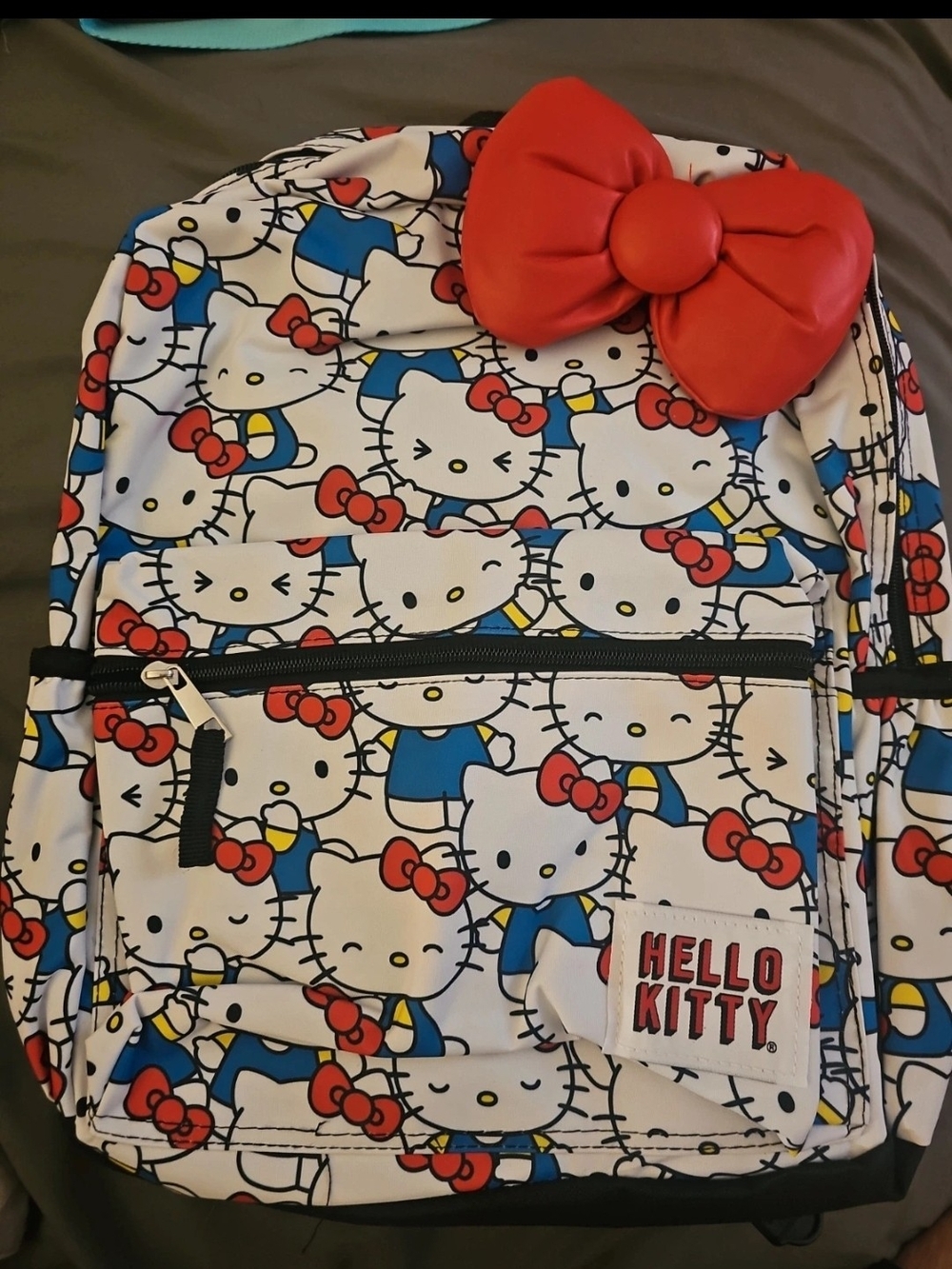 Hello Kitty White Backpack with Red Bow Universal Studios Exclusive